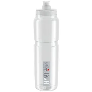 Elite Bidon Elite FLY przezroczysty, szara grafika, 950ml - Shakery i bidony sportowe - miniaturka - grafika 1
