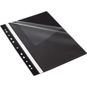 Teczki i skoroszyty - Bantex Skoroszyt z perforacją EVO A4 czarny 25 szt HAME0642 - miniaturka - grafika 1