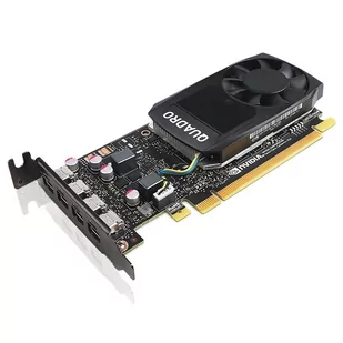 Lenovo ThinkStation NVIDIA Quadro P1000 4 GB GDDR5 Mini dpx4 Graphics Card with HP Bracket S608WQ5 - Karty graficzne - miniaturka - grafika 1