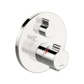 Baterie wannowe i prysznicowe - Hansa Clinica - Termostatyczna podtynkowa  bateria wannowa do obsługi dwóch wyjść wody, chrom 88619085 - miniaturka - grafika 1