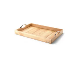 Continenta C3011 - Taca z metalowymi uchwytami drzewo figowe 53x36 cm - Tace i patery - miniaturka - grafika 1