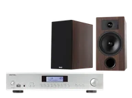 Zestawy stereo - Rotel A14 MkII (srebrny) + Tesi 3 (mokka) - miniaturka - grafika 1