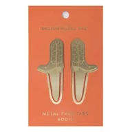 Zakładki do książek - Zakładki do książek metalowe Boots 2szt - Designworks Ink - miniaturka - grafika 1