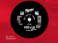 Tarcze do pił - Milwaukee tarcza tnąca do cięcia metalu 230x1,9x22,2 mm Trade 4932479579 - miniaturka - grafika 1