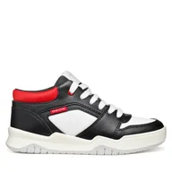 Buty dla chłopców - Sneakersy Geox J557RA 054FU C0048 S Czarny - miniaturka - grafika 1