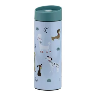 Niebieski kubek termiczny Ambition Pets psy 350ml - Kubki termiczne - miniaturka - grafika 1