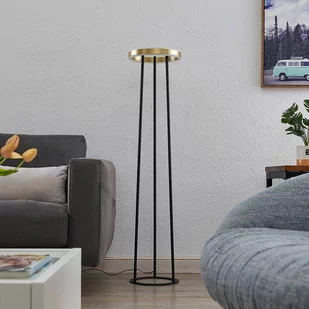 Lucande Seppe lampa stojąca LED, mosiądz - Lampy stojące - miniaturka - grafika 1