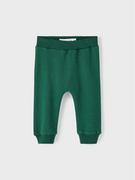 Spodnie i spodenki dla dziewczynek - NAME IT Spodnie dresowe 13210106 Zielony Regular Fit - miniaturka - grafika 1