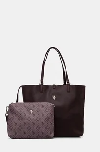 U.S. Polo Assn. torebka dwustronna New kolor fioletowy BIUM08508WVP - Torebki damskie - miniaturka - grafika 1