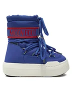 Buty dla chłopców - Moon Boot Śniegowce Junior Park Boot 80D3440020 Niebieski - miniaturka - grafika 1