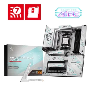 Płyta główna MSI B850 GAMING PLUS WIFI PZ AMD B850 Gniazdo AM5 ATX B850 GAMING PLUS WIFI PZ - Płyty główne - miniaturka - grafika 1