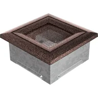 Akcesoria kominkowe - Kratki.pl KRATKA KOMINKOWA OSKAR MIEDZIANA MALOWANA 110X110 MM 11OMI - miniaturka - grafika 1