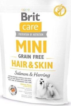 Brit Care Mini Hair&Skin Salmon&Herring 0,4 kg