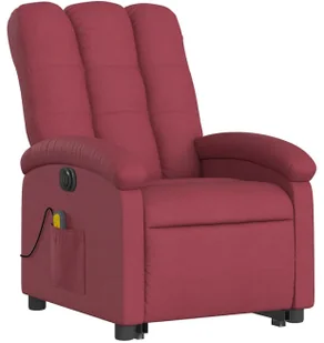 Czerwony rozkładany fotel z funkcją masażu A2-W97 - Fotele Czerwony rozkładany fotel z funkcją masażu A2-W97 - Fotele - miniaturka - grafika 1