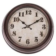 Zegary - Zegar ścienny Rustik, śr. 30,5 cm, plastik - miniaturka - grafika 1