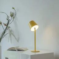 Lampy stojące - Lampka biurkowa Boteria Żółta - miniaturka - grafika 1