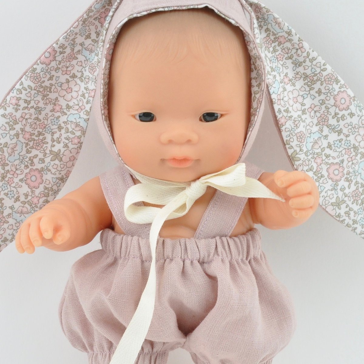 Czapeczka króliczek dla Miniland 21 cm, różowy