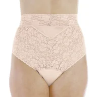 Pieluchy dla dorosłych - Majtki na nietrzymanie moczu do 150 ml - S - 88-95 cm w biodrach - damskie, do prania, chłonne, koronkowe beżowe - miniaturka - grafika 1