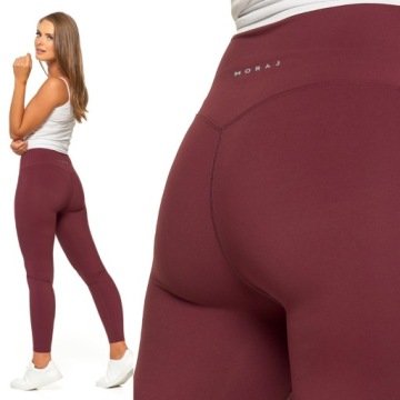 Legginsy Damskie Modelujące Sylwetkę Treningowe Getry Sportowe Moraj M