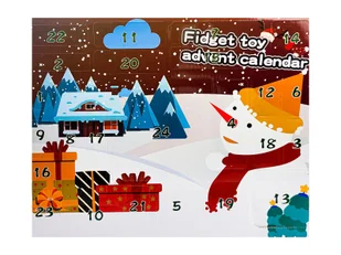 Kalendarz adwentowy z gadżetami - Pozostałe akcesoria świąteczne - miniaturka - grafika 1
