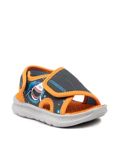 Buty dla dziewczynek - Skechers Sandały Sand Scout 406500N/CCOR Szary - grafika 1
