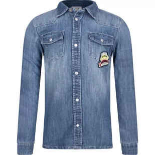 Guess Koszula | Regular Fit | denim - Bluzki dla chłopców - miniaturka - grafika 1