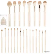 Gąbeczki do makijażu - Many Beauty - Many Brushes That''s All You Need - Zestaw 23 profesjonalnych pędzli do makijażu + gąbeczka - Vanilla - miniaturka - grafika 1