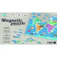Puzzle - Puzzle magnetyczne 168 el. Mapa świata Mega Creative - miniaturka - grafika 1