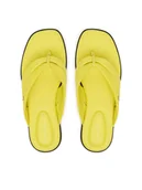 Klapki i japonki damskie - Tommy Hilfiger Japonki FW0FW09216 Żółty - miniaturka - grafika 1