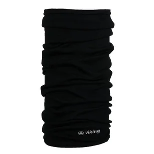 Chusta wielofunkcyjna bandana Viking Merino Regular 4332 09 czarny - Czapki i chusty sportowe damskie - miniaturka - grafika 1