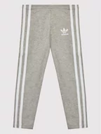 Legginsy - adidas Legginsy adicolor HK2971 Szary Slim Fit - miniaturka - grafika 1