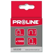 Akcesoria do elektronarzędzi - PROLINE 55330 Zszywki hartowane półokrągłe 10mm - miniaturka - grafika 1