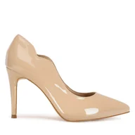 Czółenka - Szpilki Sergio Bardi WYL2142-40Z-SB Beżowy - miniaturka - grafika 1