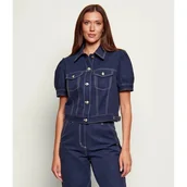 Koszule damskie - GUESS Jeansowa koszula CORELINE Cropped Fit - miniaturka - grafika 1