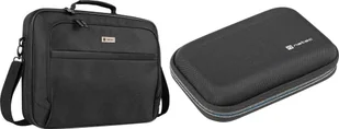 Torba Natec Torba Natec BOXER LITE do laptopów 15,6" Czarna NTO-2054 + Etui na dysk twardy Krill 2 Czarne NET-2053 - Torby na laptopy - miniaturka - grafika 1
