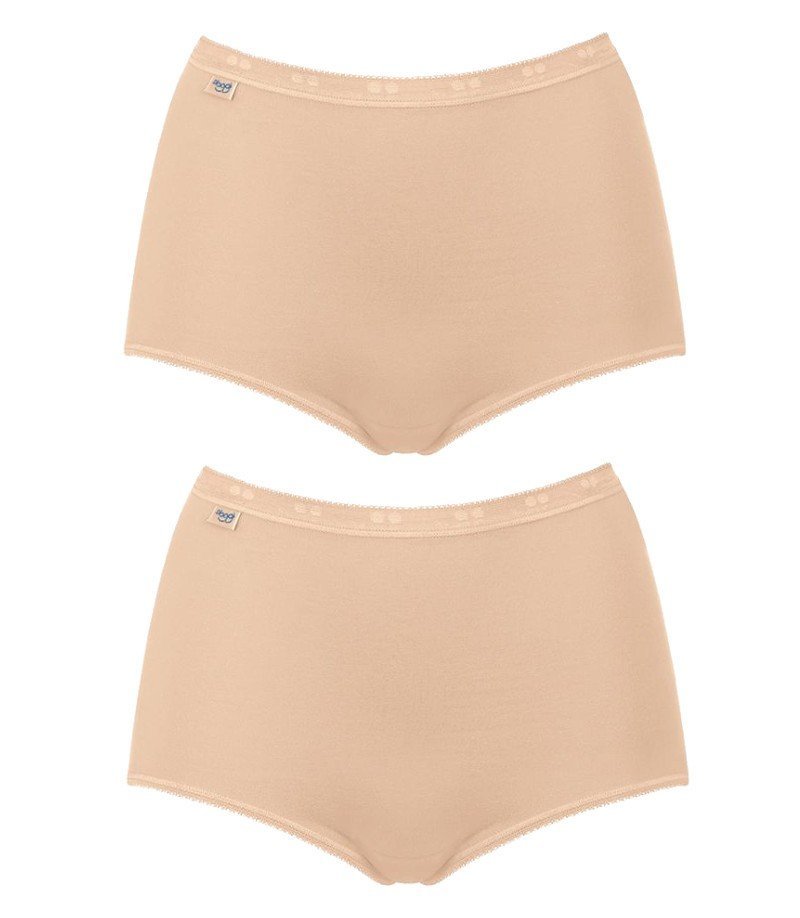 Sloggi, 2 x Majtki damskie sloggi Basic+ Maxi 2P, rozmiar 50