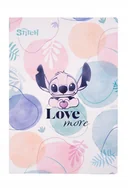 Zeszyty szkolne - zeszyt A4 Stitch love more w kratkę 60 kartek LILO I STICH - miniaturka - grafika 1