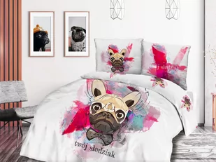 Pościel bawełniana 140x200 Twój Słodziak piesek Darymex - Pościel Pościel bawełniana 140x200 Twój Słodziak piesek Darymex - Pościel - miniaturka - grafika 1
