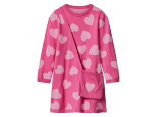 lupilu® Sukienka dzianinowa dziewczęca z bawełny (Różowy, 110/116) - Sukienki i spódniczki dla dziewczynek lupilu® Sukienka dzianinowa dziewczęca z bawełny (Różowy, 110/116) - Sukienki i spódniczki dla dziewczynek - miniaturka - grafika 1