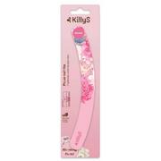 Akcesoria do paznokci - Killys Blooming Pastel Paper Nail File papierowy pilnik do paznokci banan 180/240 Różowy - miniaturka - grafika 1