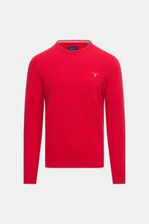 Swetry męskie - GANT Wełniany sweter - Czerwony - Mężczyzna - M (M) - 86,211,620 - grafika 1