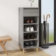 Szafki na buty - Lumarko Szafka na buty, szary dąb sonoma, 40x36x105 cm - miniaturka - grafika 1