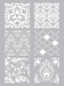 Scrapbooking - Szablon Sitodruk Motywy Indyjskie - miniaturka - grafika 1