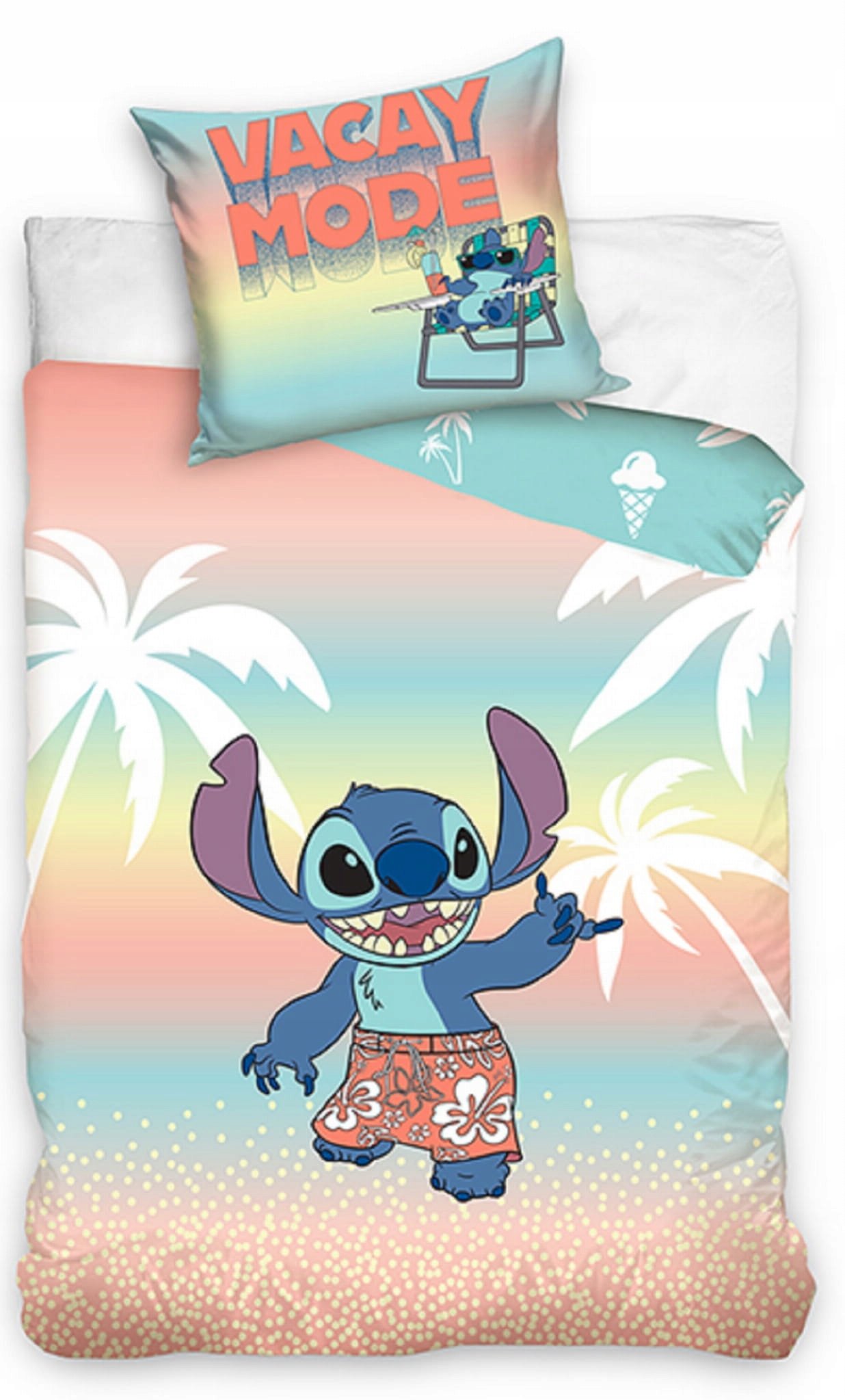 pościel 160x200 bawełniana Lilo & Stitch