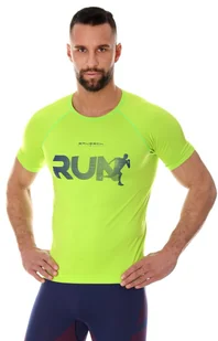 SS13280 koszulka męska Running Air Pro, Kolor zielony neon, Rozmiar XL, Brubeck - Koszulki sportowe męskie - miniaturka - grafika 1