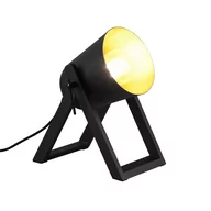 Lampy stojące - Trio Rl Marc R50721080 lampa stołowa lampka 1x25W E27 czarna/złota - miniaturka - grafika 1