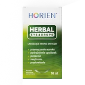 Krople do oczu - Horien Herbal Eye Drops, łagodzące krople do oczu, 10 ml - miniaturka - grafika 1
