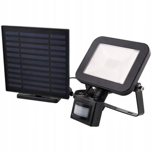 Reflektor solarny halogen LED z czujnikiem ruchu 700 lm IP44 12x15,7x5,9 cm - Lampy ogrodowe Reflektor solarny halogen LED z czujnikiem ruchu 700 lm IP44 12x15,7x5,9 cm - Lampy ogrodowe - miniaturka - grafika 1