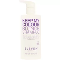 Szampony do włosów - Eleven Australia, Keep My Colour Blonde Shampoo, Szampon do włosów blond pielęgnuje, nawilża, chroni kolor, 500 ml - miniaturka - grafika 1
