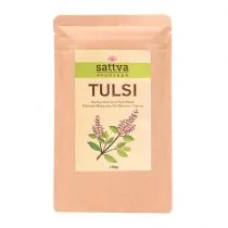 Sattva Maseczka ziołowa do twarzy i włosów tulsi 100 g - Maski do włosów - miniaturka - grafika 1